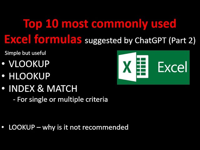 top-10-most-commonly-used-excel-formulas-gptool4u